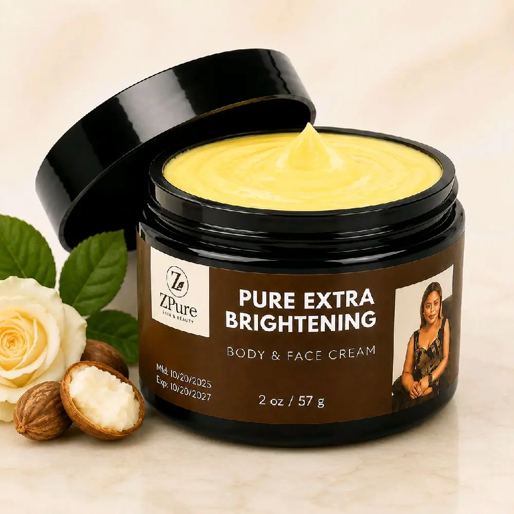 Brightening Vitamin C, E & Q10 Face & Body Moisturizer - 2oz Travel Sample, Radiance-Boosting Moisture Cream for Uneven, Dry & Dull Complexion with Hydrating, Soothing & Skin Repair Benefits (Bright Smooth Body Lotions & Creams), Color Enhancing Body Loti