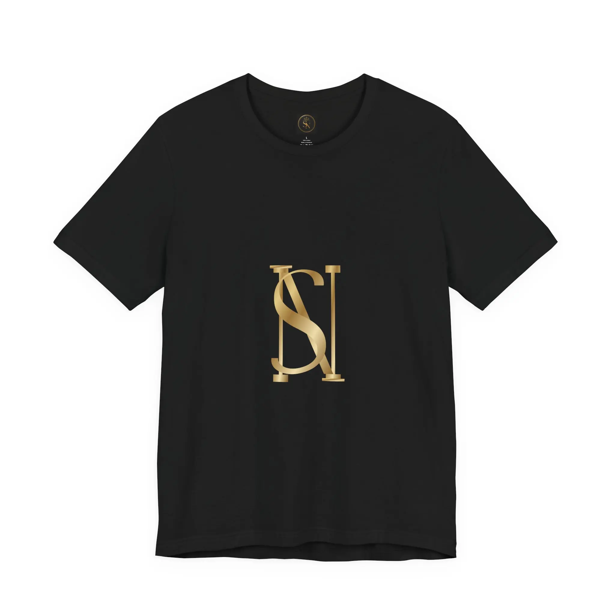 Studio Noir Gold Monogram S|I Tee