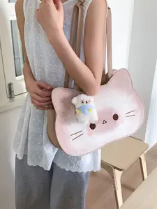 2026 New Cute Cat Bread Backpack, Unique Handbag, Small Elegant Shoulder Bag, Crossbody Book Bag, Tote Bag, Kids Fun Design