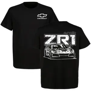 Chevy Corvette ZR1 Shirt, High Performance Sports Car Graphic Tee, Enthusiast Top, Automotive Streetwear Style Shirt, Unisex Gift For Men