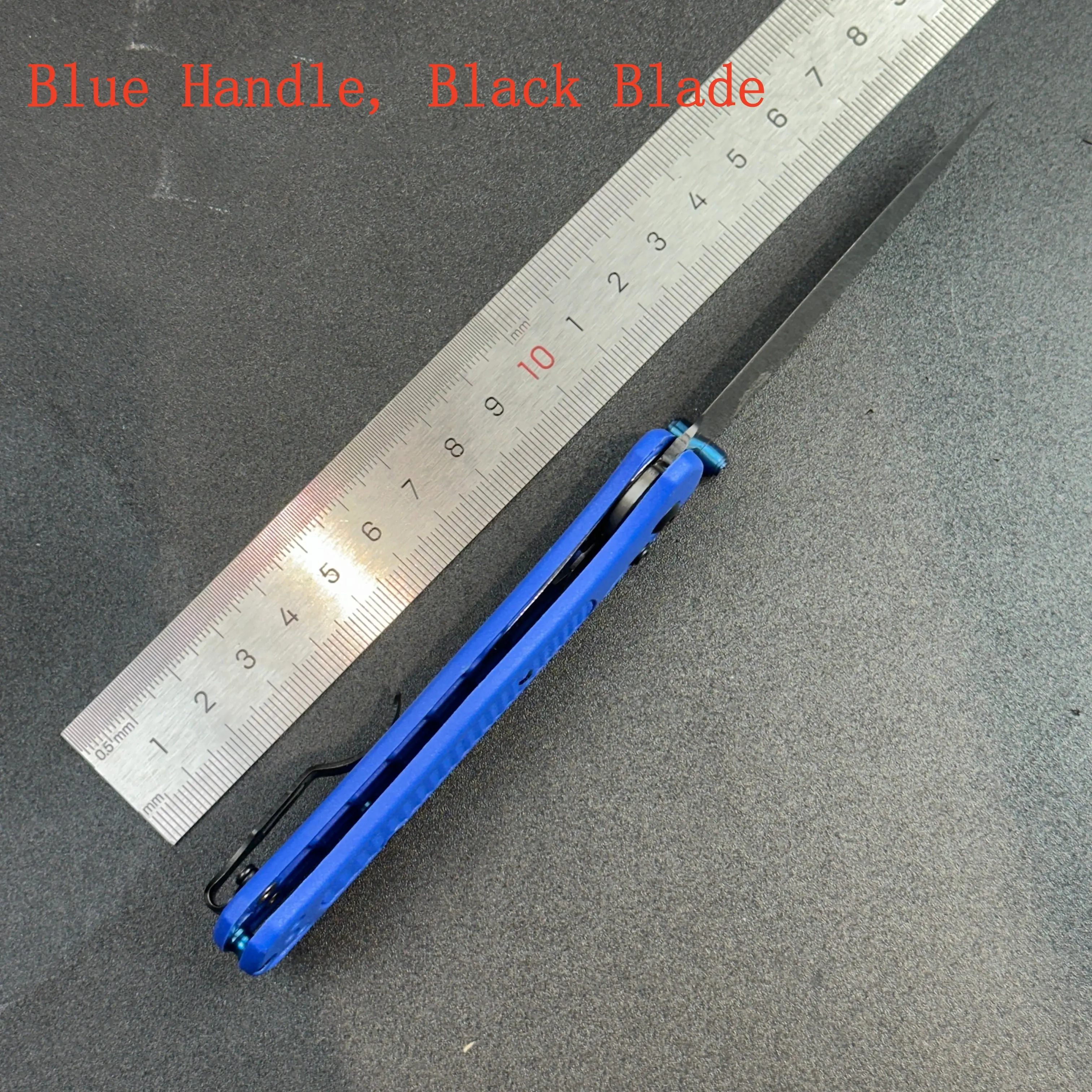 Blue Handle, Black Blade
