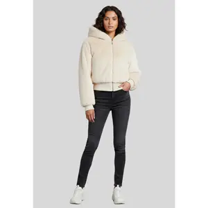 Miami Front Zip Short Fur Jacket