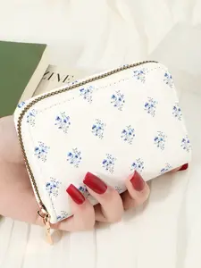 New Women's Card Case, Short Zippered Wallet, Credit Card Holder Zippered Card Case, Women's Short Wallet, Card Organizer