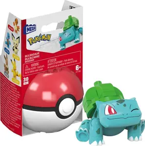 MEGA Pokémon Bulbasaur Winking with Pokeball Building Toy Kits with Action Figure