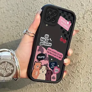1 Piece White puppy Protection For Galaxy M12 M12 Silicone Case Featuring Elegant For Casual