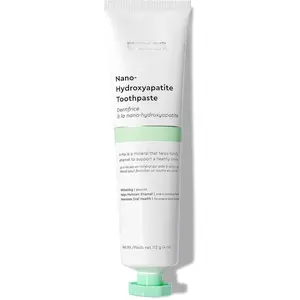 Fluoride Free Toothpaste Nano Hydroxyapatite, Helps Remineralize, Appropriate for Sensitive Teeth, Whitening - for Adult, Kids Oral Care - Ela Mint Flavor, 4 Fl Oz 1Pk US Manufactured Soothing Mouthwash Gentle Daily