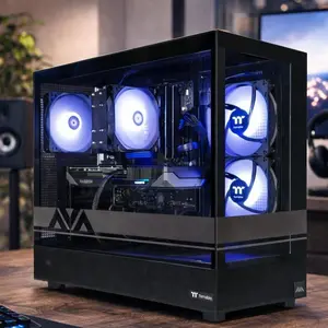 Classic Black Prebuilt Gaming PC - Ryzen 5 8400F, RX 9060 XT, 16GB DDR5, 1TB SSD, Ready to Ship