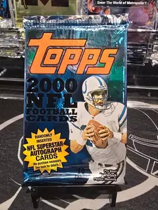 Brady Rookie Year Topps 2000 Football Pack!