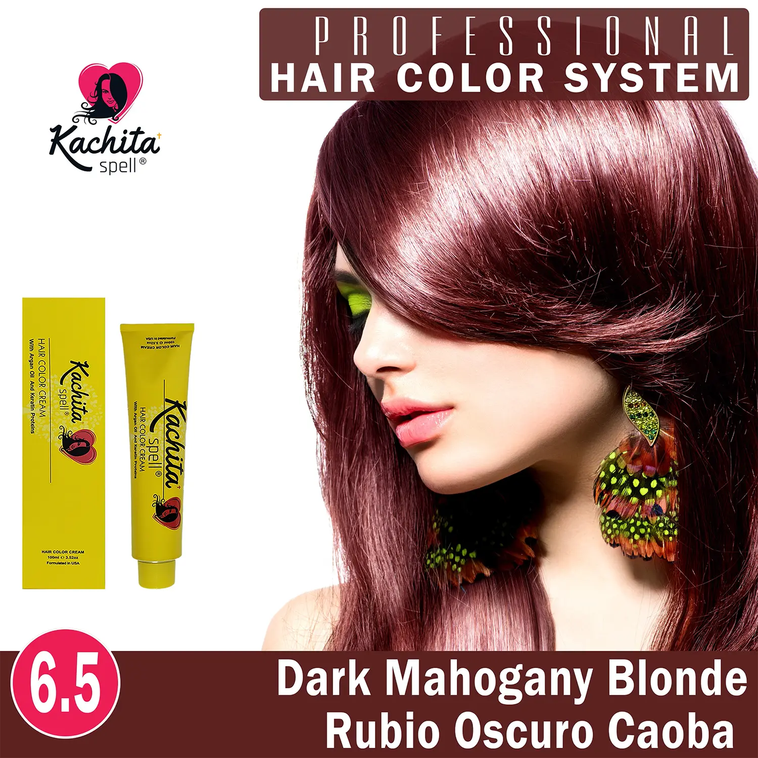 6.5 Dark Mahogany Blonde