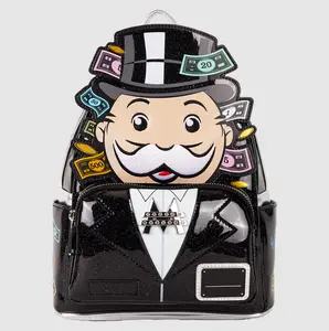 Monopoly Pennybags Glitter Cosplay Mini Backpack