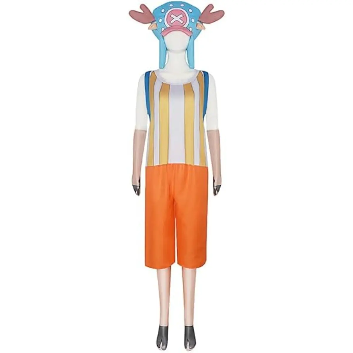 Tony Tony Chopper Cosplay Costume Set Top Pants Hat Backpack Gloves Socks for Comic Con