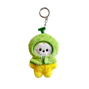 Cute Cartoon Fruit Plush Keychain Stuffed Doll Bag Charm Gift
