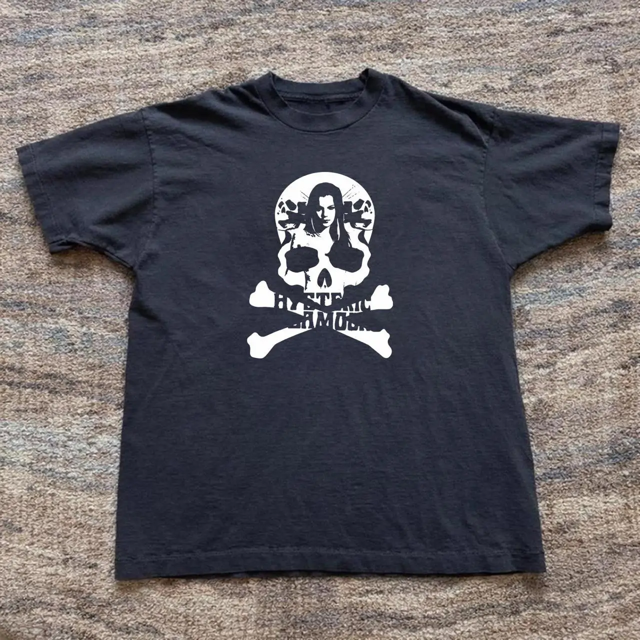 Hysteric Glamour black skull tee