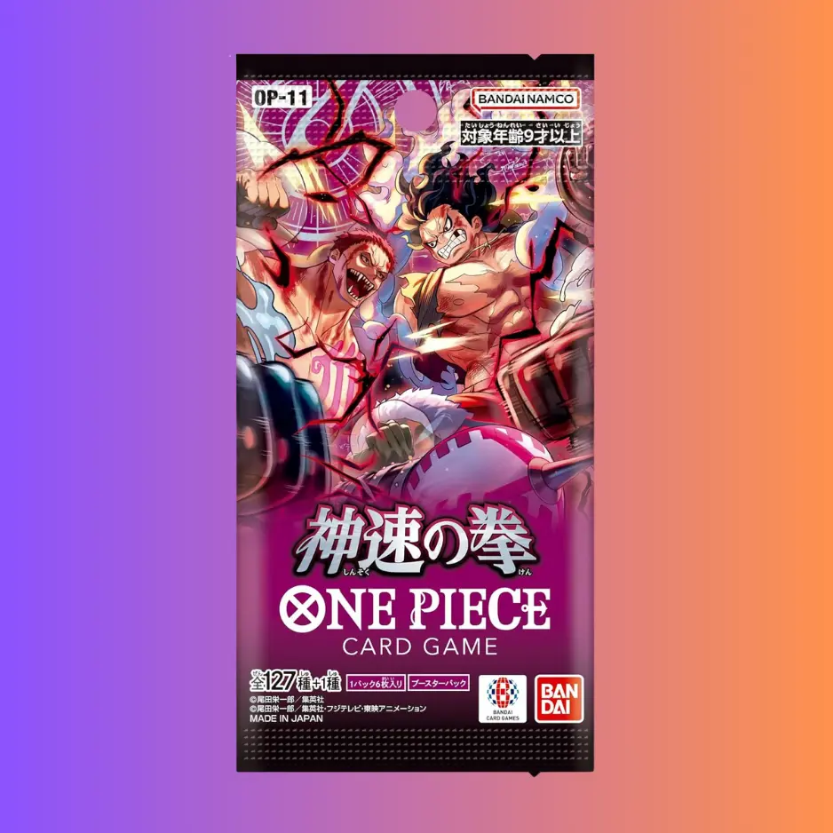 divine speed booster box One Piece TCG (OP-11) – A Fist of Divine Speed Booster Box & Pack [JP] main image 1