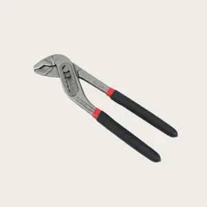 Adjustable Wrench Pliers, Quick Adjustment Mechanism, Wide Mouth Design, Non-Slip Grip, Industrial Pipe Repair Tool