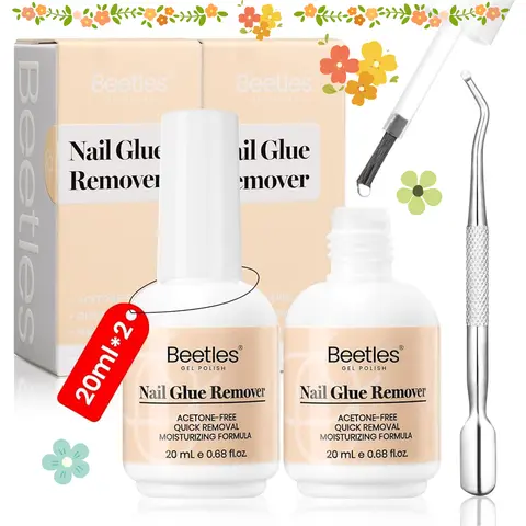 Beetles Fast Drying Nail Glue Remover, Glue for False Nails, Press on Nails Glue Remover Manicure Cosmetic Clean Flawless mothersdaygift Spring Nail Summer Nail Vacation Nail #SummerVibes