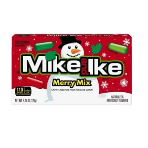 Mike and Ike Merry Mix Theater Box 4.25 oz Chewy Fruity Candy Snack soft