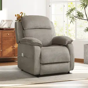 [SpringStatements] EBELLO Power Recliner Chair — Electric Recliner with Remote Control & Side Pockets, Compact Home Theater Seating for Small Spaces