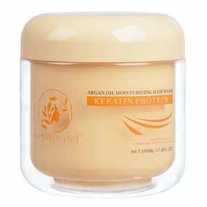Aomimegel Collagen Hair Mask, Deep Conditioning Hair Treatment for Dry Damaged Hair, Argan Oil & Oat Peptides Repair, Hydrating, Smooth & Frizz Control, Salon Size for All Hair Types, 500ml Moisturizing Hair Oil Moisture summerwins