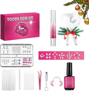 2025 Teeth Gem Kit,Tooth Gems Kit for Teeth DIY Crystals Teeth Diamonds Jewel Kit for Girls Y2K Fashionable for Boys Harmless (690) Gel Oral