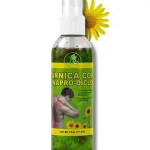 Aceite con Arnica 6 oz - Natural de Mexico, Dolores Agudos Musculares, Pain Relief, Moisturizing, No Additives or Artificial Ingredients Oil Body Care Cosmetic Comfort Moisturize arnica con diclofenaco y naproxeno