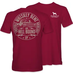 Whiskey Country Pickup Truck T Shirt, Vintage Flat Nose Truck Graphic Tee, Southern Road Trip Streetwear Gift for Men, Made in USA. LKD