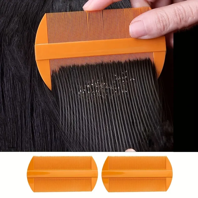 2pcs Lice Comb, Extra Dense Teeth to Remove Lice and Nits, Comb Tool to Remove Dandruff, Hair Removal