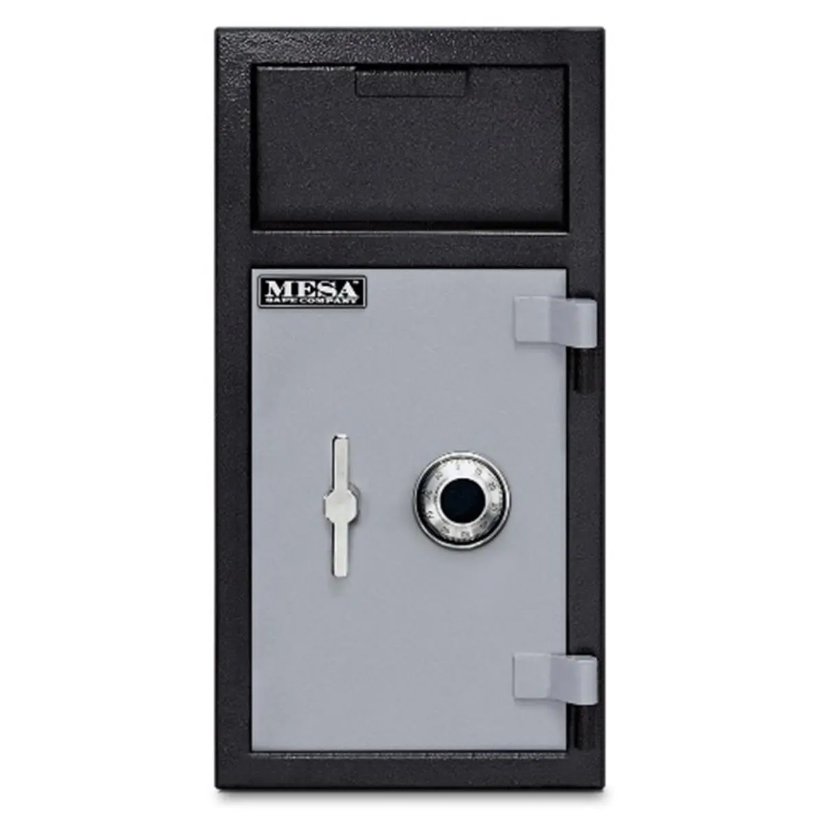212 MAIN Depository Safe - Single Door, Combination Dial Lock, Steel Drop Box, Programmable, 2-Tone Anti-Theft Office Safe for Computers & Office Equipment