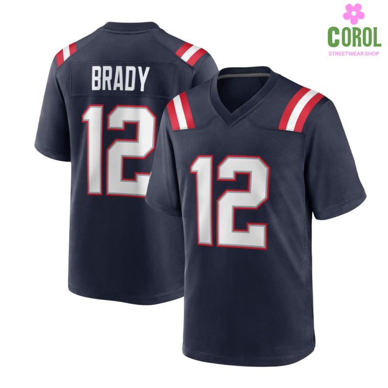 Tom Brady #12 – Men’s & Women’s Unisex Football Shirt, 2025 American Football Player Game Jersey, Unisex Men & Women, 2025 Game Day Fan Gift