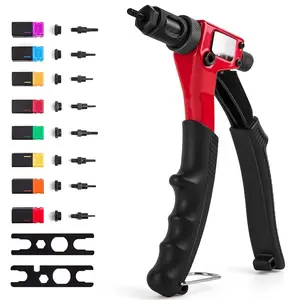 8" Rivet NUT Gun M3 M4 M5,m6,1/4-20m10-24, 8-32, 6-32,Hand Riveter Rivet Gun, Riveting Tools with Nut Setting System