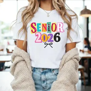 Senior 2026 Shirt, Class Of 2026 Tee, Graduation T-Shirt, Senior Shirt, High School Senior Gift, Ransom Note Style # RansomNote # VintageCutout # 90s