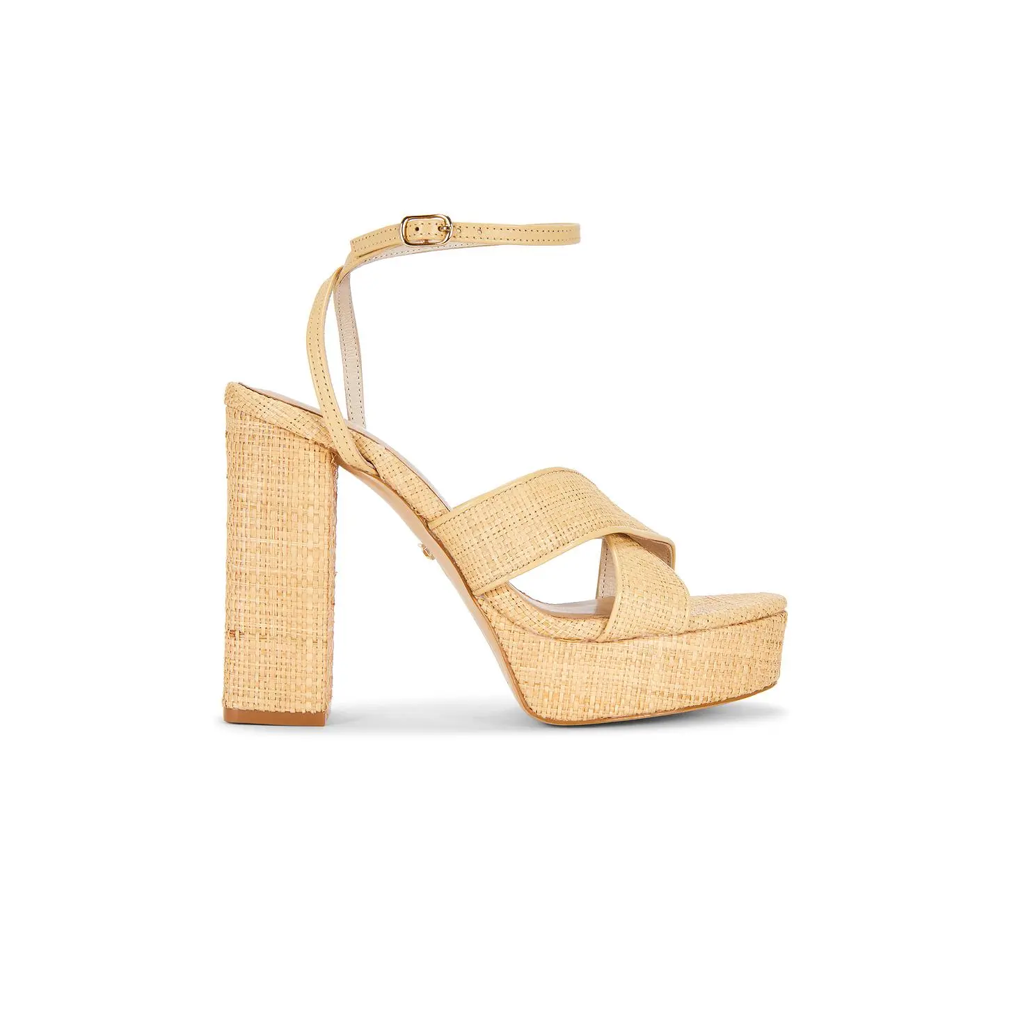 RAYE Sabine Platform in Raffia