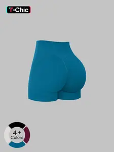 New Cross-Border Yoga Shorts for Women, High-Waisted Butt Lifting Tight Fit, 3D Drop Waist Sportswear, Quick-Dry Fitness Shorts, Yoga Workout Shorts