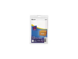 Avery 05436 Print or Write Removable Multi-Use Labels, 1 x 3, White, 250/Pack