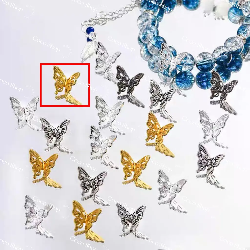 Golden 3D Butterfly