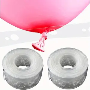 [Balloon Decorating Strip] 1/2 Rolls, Balloon Decorating Strip Kit, Balloon Chain, Balloon Arch Kit For Party Wedding Birthday Shower Decorations, Balloon Party Supplies