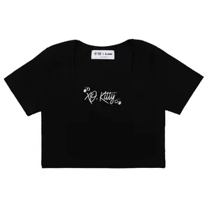 XO KITTY X ALAND T-SHIRT - Black
