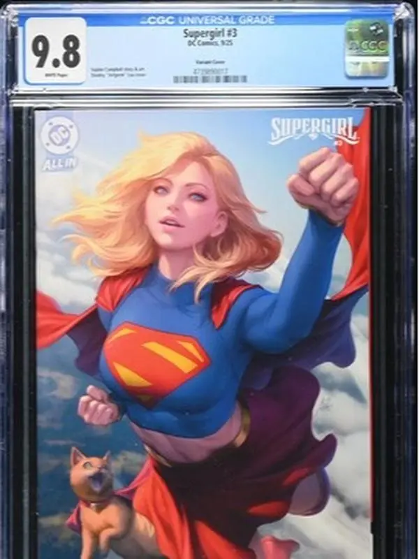 Supergrl #3 Lau variant CGC 9.8