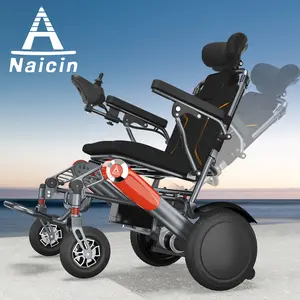 Electric Wheelchair 203 Foldable Electric Folding Back  Long Range Lightweight Healthcare Equipment for Enhanced Mobility