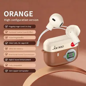Mokata2026 High-Config TWS Earbuds, Flagship Bluetooth 5.4 Chip, 320 Copper Coil Speaker, Spatial Surround Sound, LED Display, Ultra-Low Latency, Super Long Standby, Clear Call, Universal Compatibility