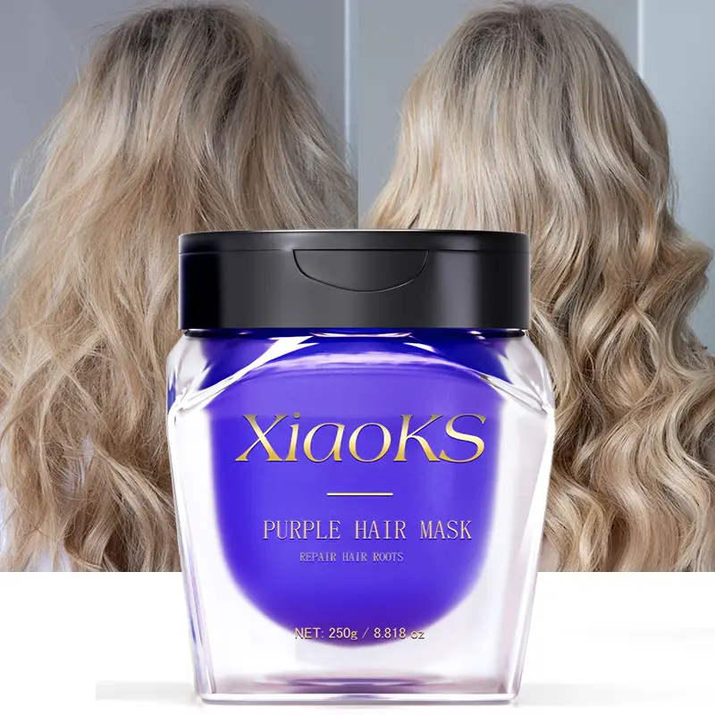 Xiaoks Purple Hair Mask - Nourishing and Root - Repairing Hair Treatment