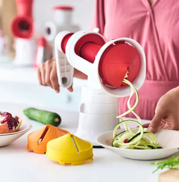 Tupperware Modern Spiralizer Vegetable Cutter, Kitchen Utensil for Zoodle Preparation
