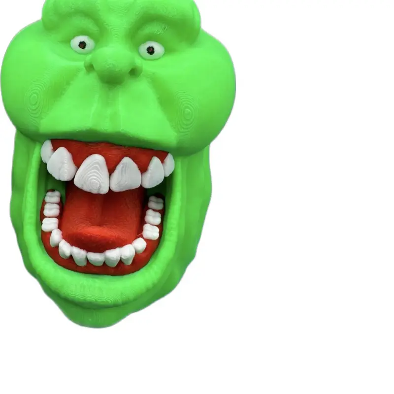 Ghostbusters Slimer Wall Artwork - Unique Handmade Home Decor, Posters & Prints for Home Supplies