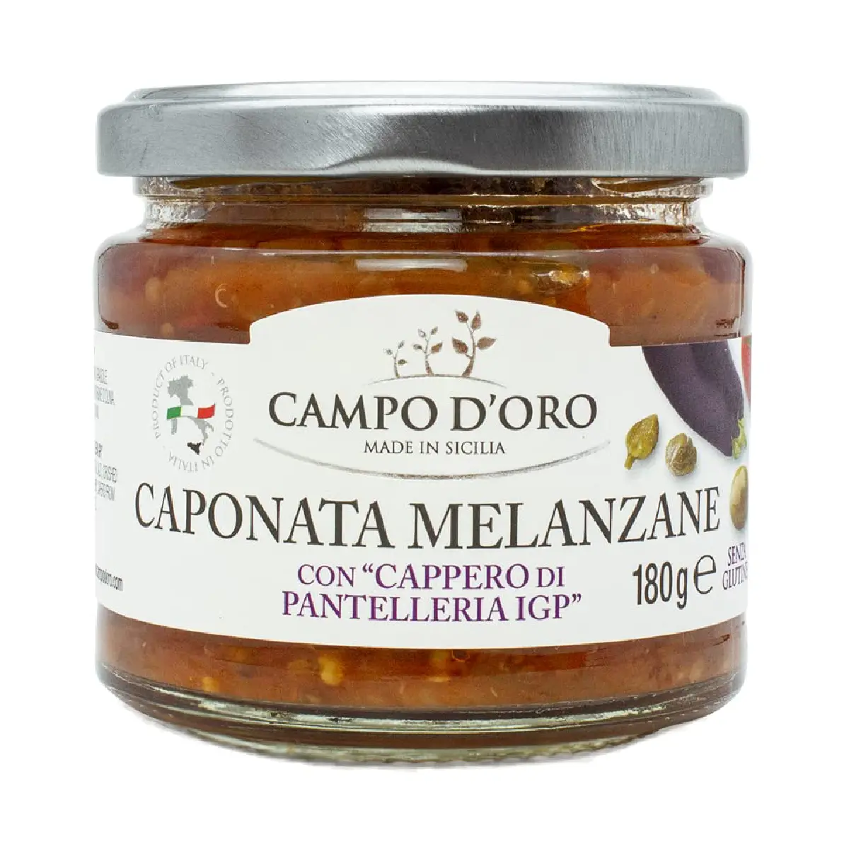 Campo D'Oro, Eggplant Caponata Appetizer,  6.35 oz