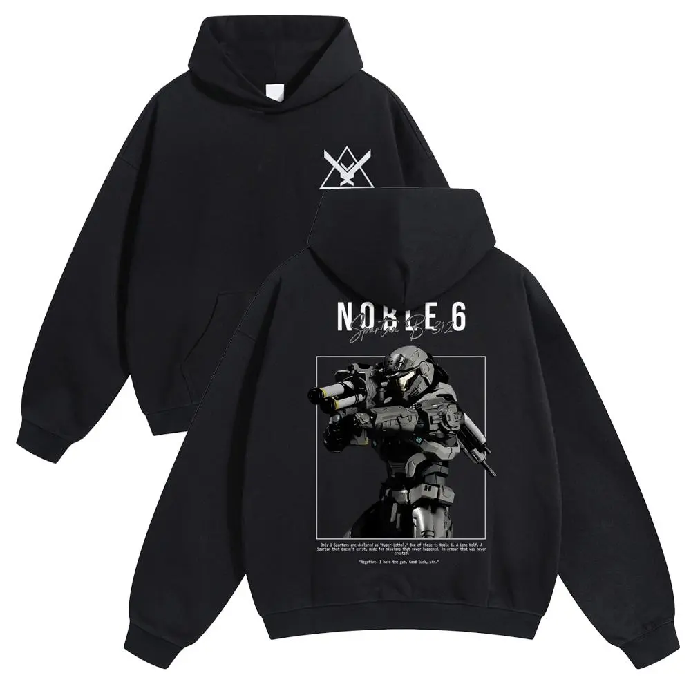 Unisex Spartan Graphic Hoodie | Oversized Lone Wolf Sci-Fi Hooded Sweatshirt | Y2K Aesthetic Tactical Gaming Pullover for Men Women