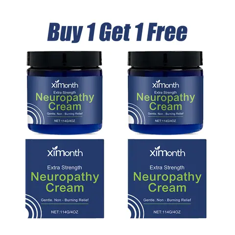 Buy 1 Get 1 Free Neuropathy Cream - Natural Botanicals Body Care Moisturizers for Adults' Dry Sensitive Skin, Aloe Shea Intensive Soothing Care, Subtle Clove, Lightweight Moisture Boost Cream Multi-Pack for Hands Legs Feet