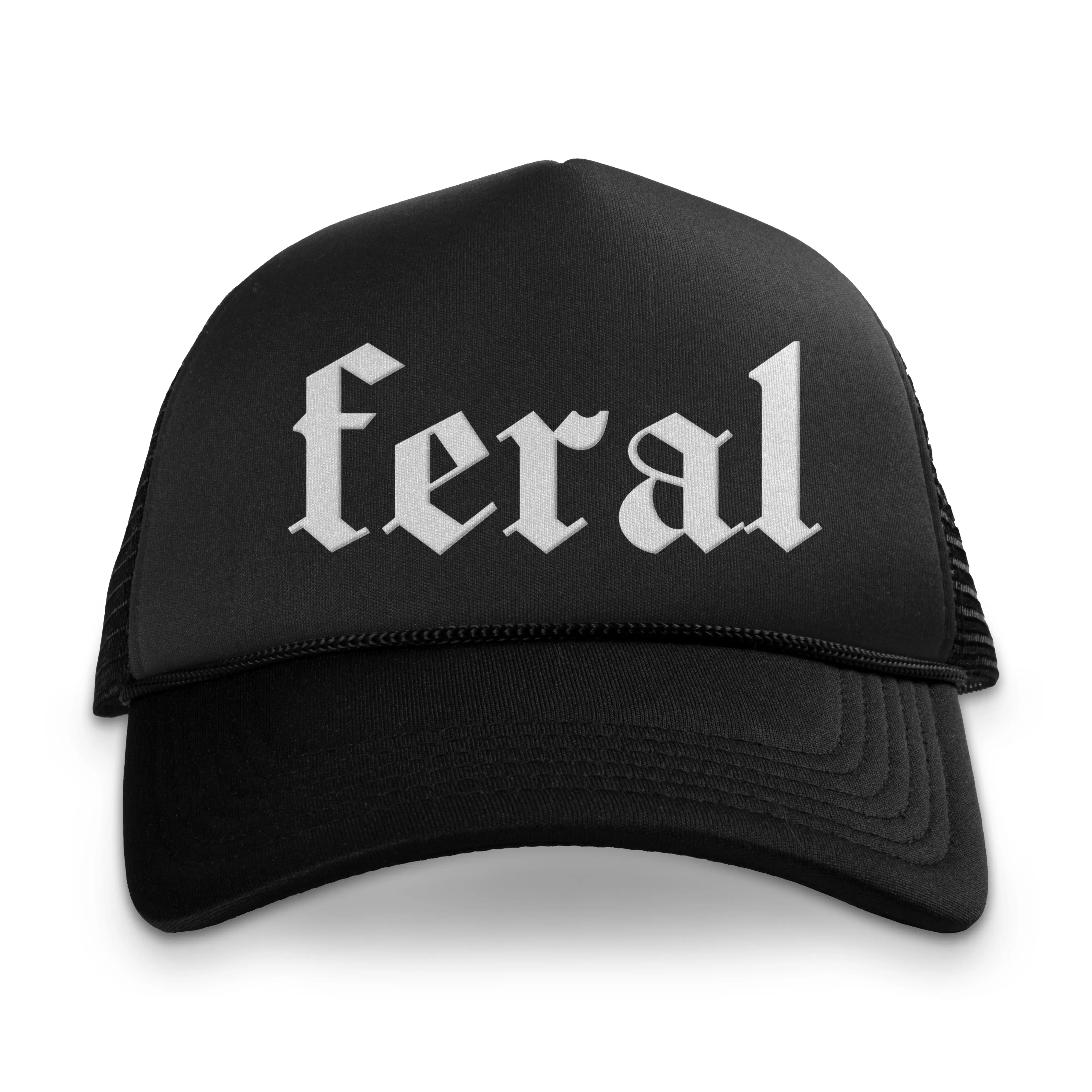 PRINTED Feral Foam Trucker Hat Alt Fashion
