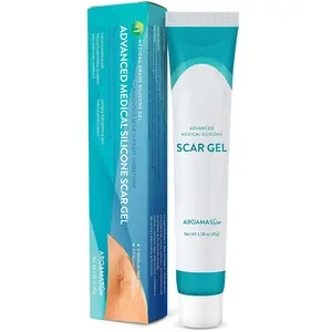 Aroamas Scar Advanced Scar Gel 45g Medical-Grade Silicone Scar Gel for Surgical Scars, Keloids, C-Section, Cosmetic Procedures, Burns, Injuries Healthcare Therapeutic