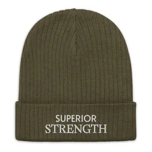 Superior Strength Ribbed knit beanie