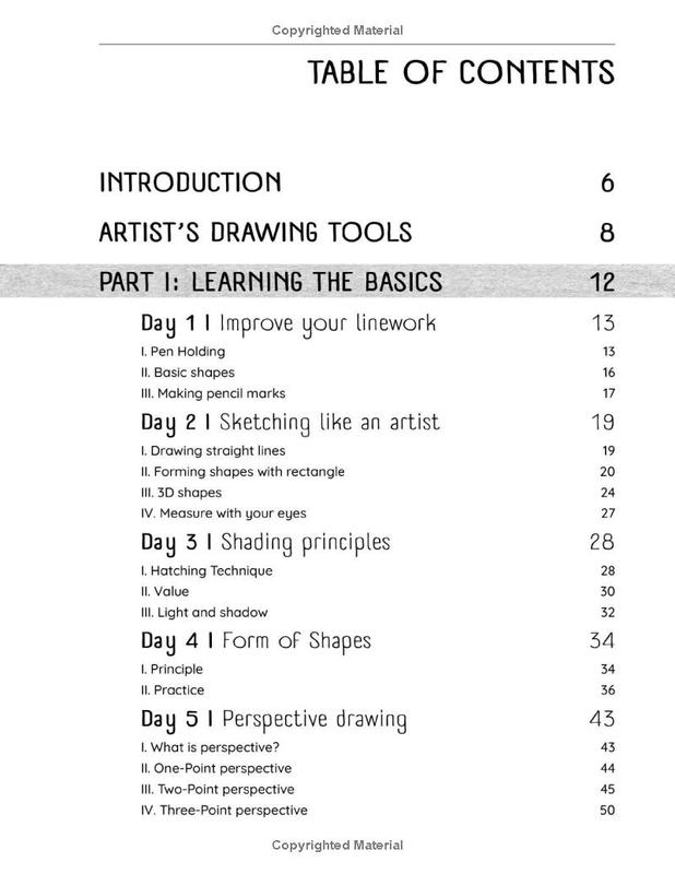 How to draw and think like a true artist A 30-day Drawing Guide - From the Fundamentals to Step-by-Step Instructions with Detailed Illustrations and Comprehensive Explanations